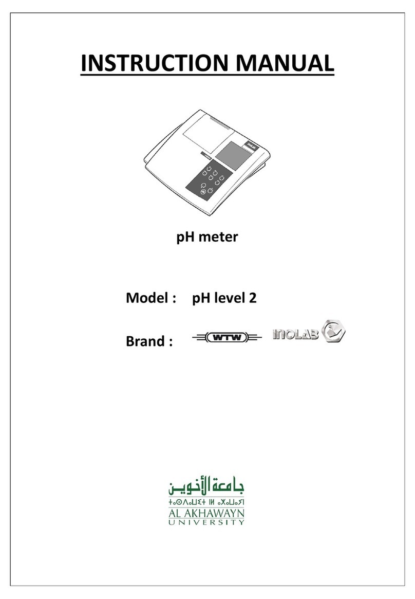 Inolab pH level 2 instruction manual