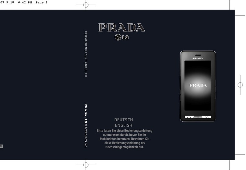 LG Prada User manual