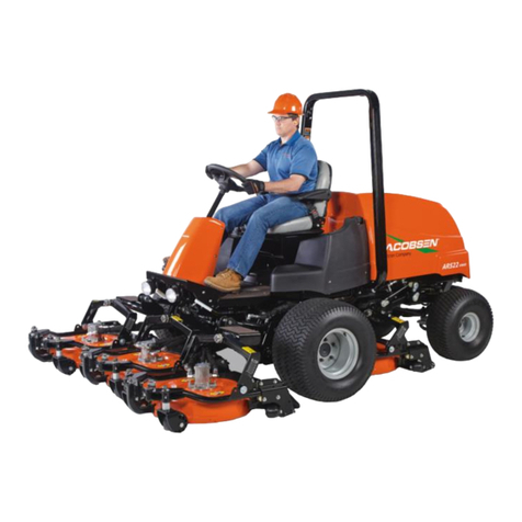 Jacobsen AR-522 jossa ROPS Guide