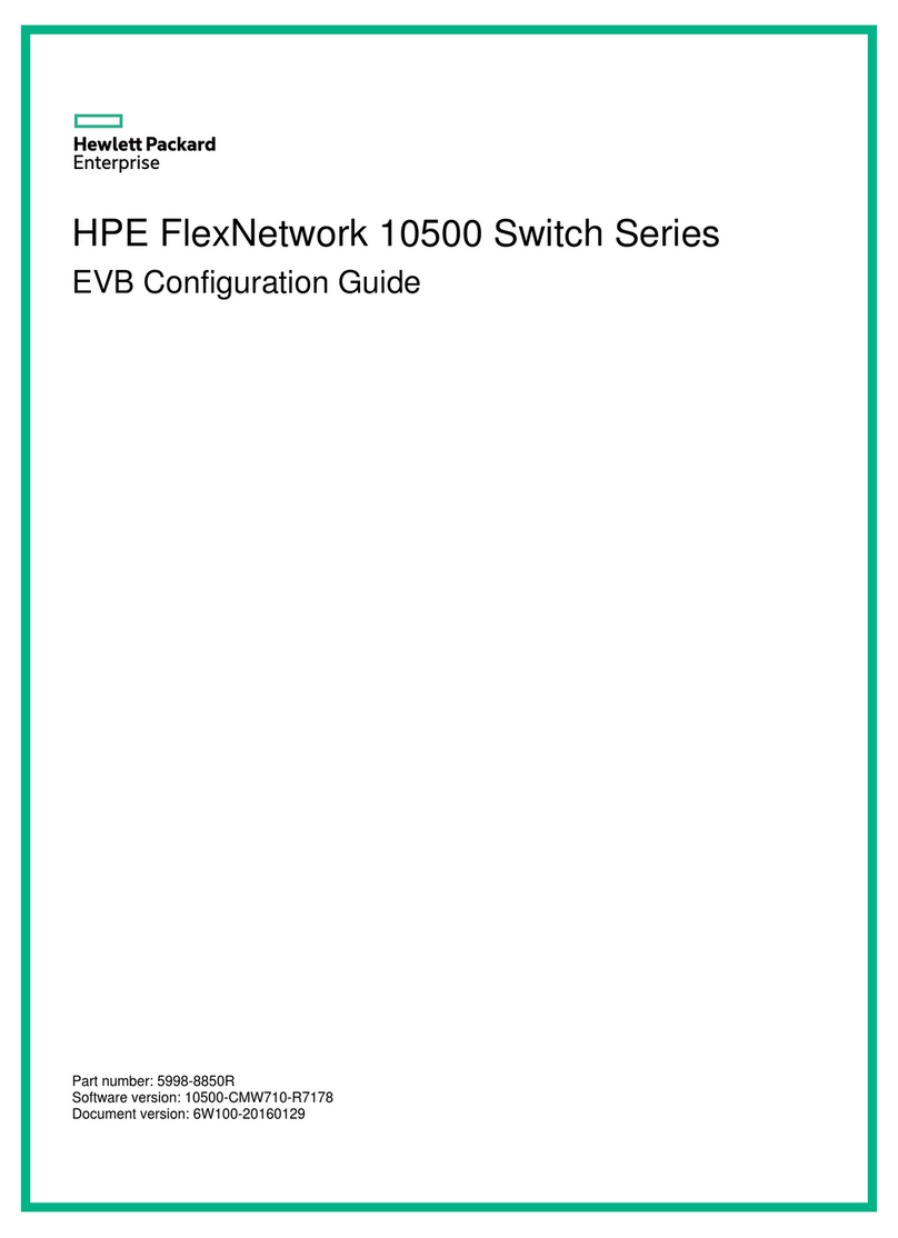 HPE FlexNetwork 10500 SERIES User manual