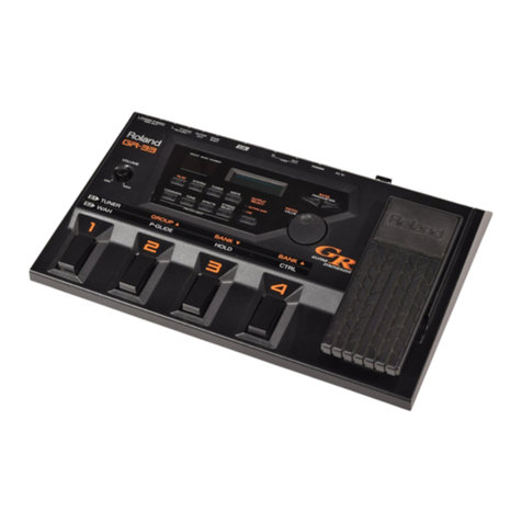 Roland GR-33 User manual