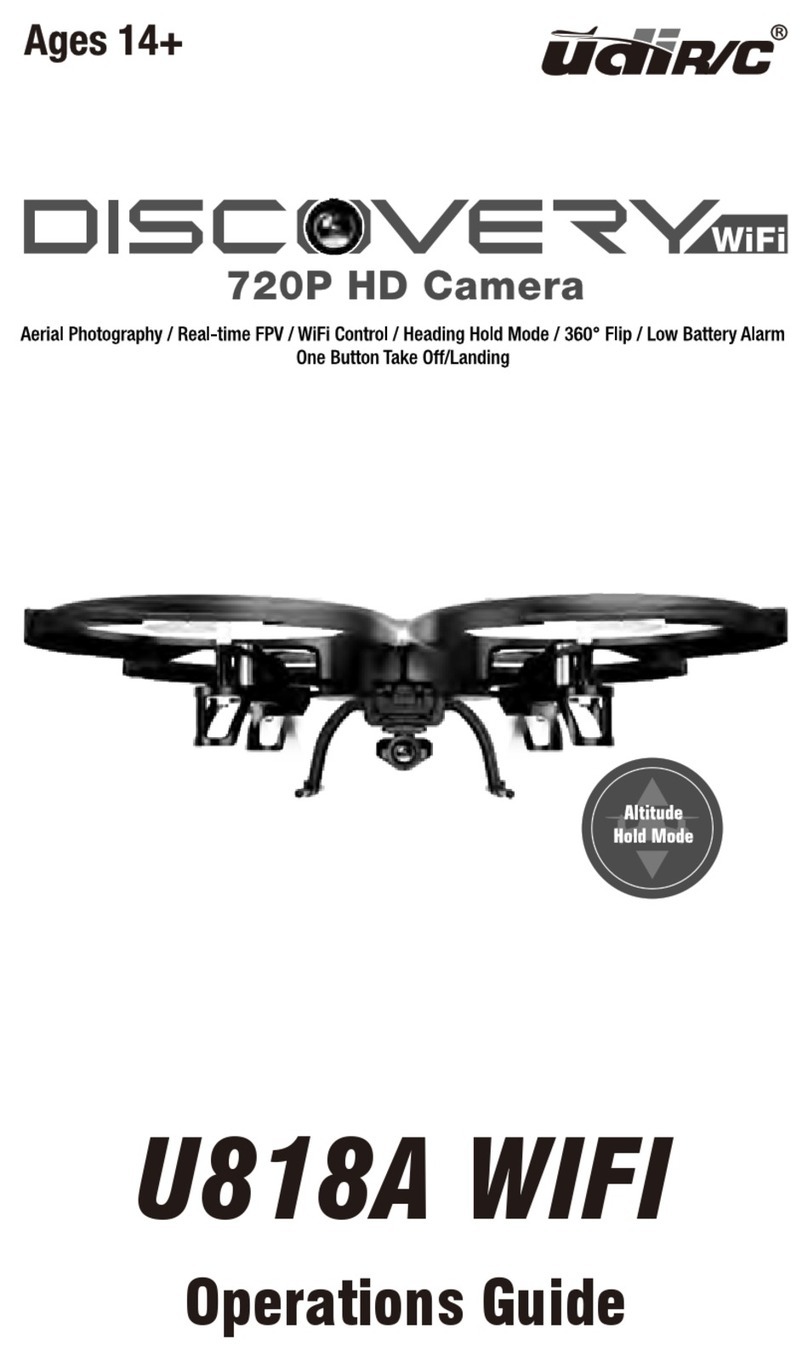 UDI R/C VOYAGER U845Wifi User manual