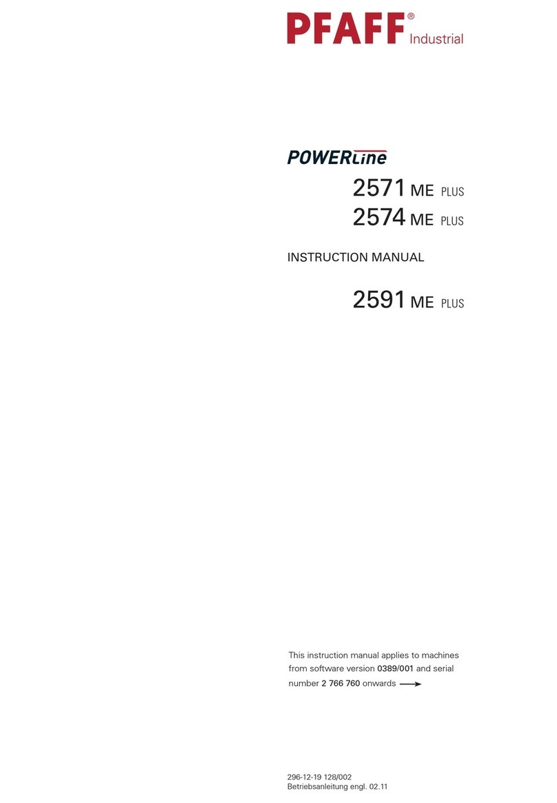Pfaff POWERLINE 2571 ME PLUS User manual Pfaff POWERLINE 2571 ME PLUS User manual