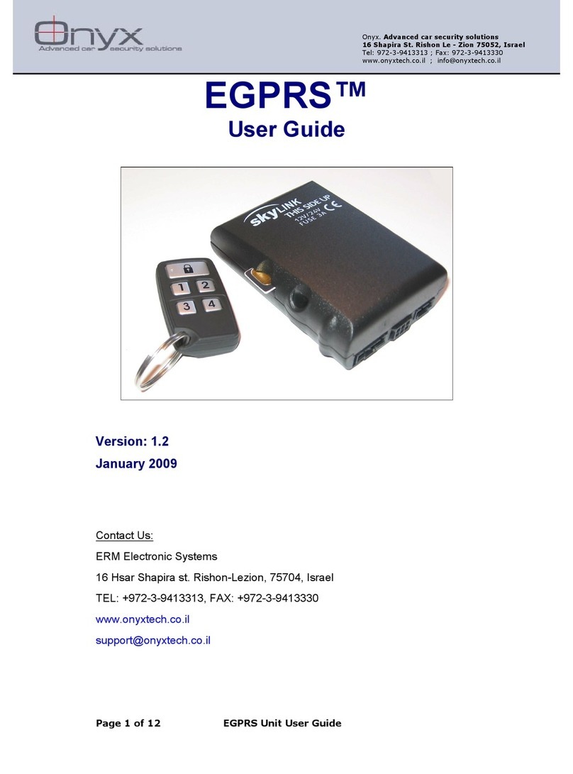 Onyx EGPRS user guide