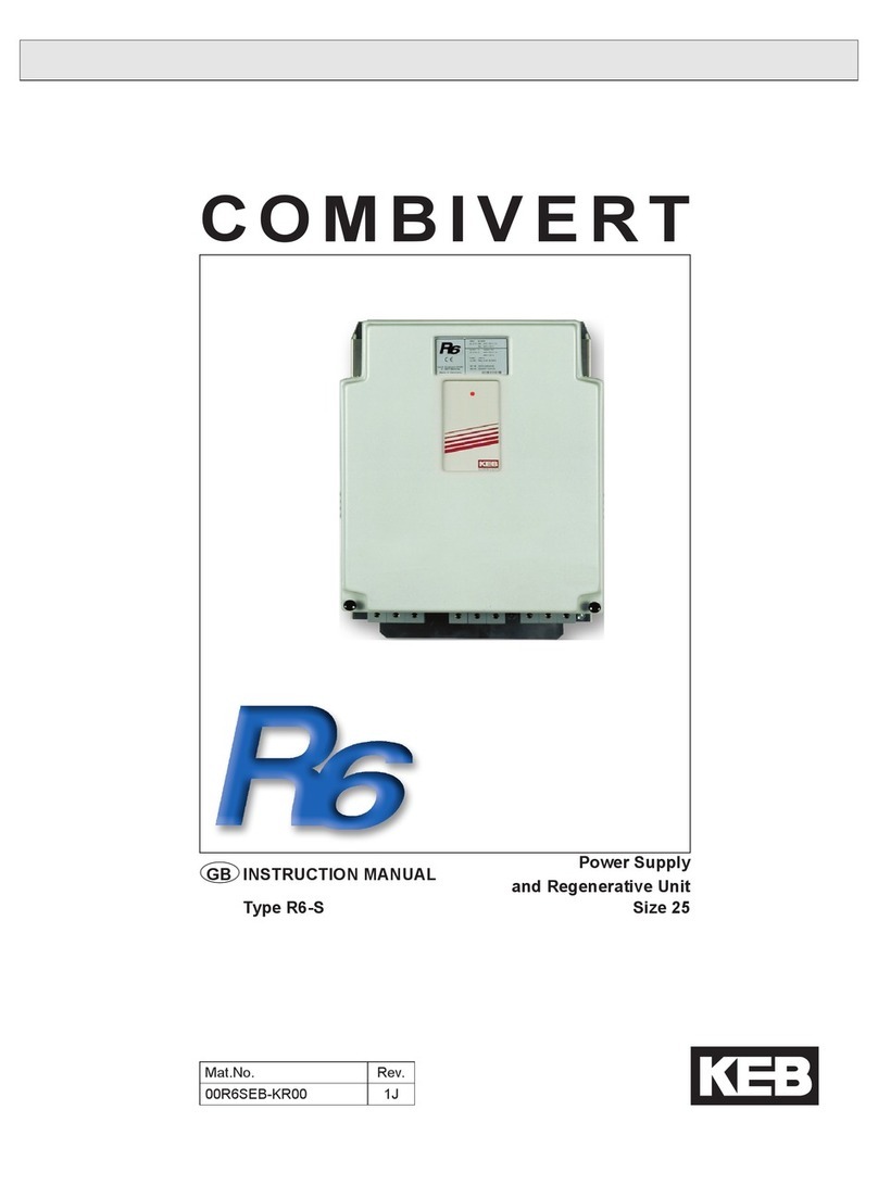 KEBCO Combivert R6 instruction manual