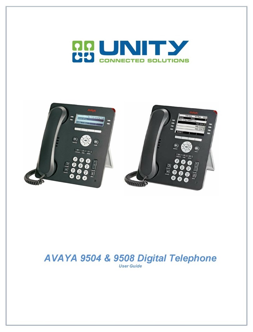 Unity AVAYA 9504 user guide