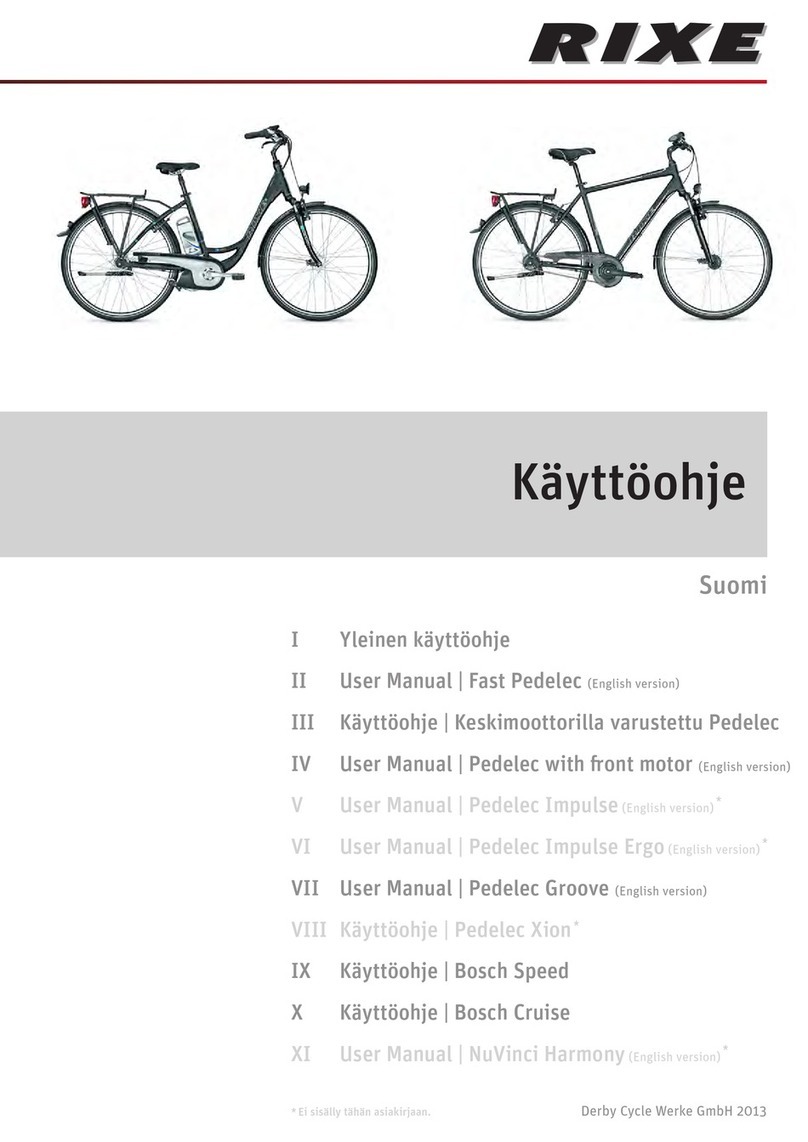 Rixe Derby Cycle Werke GmbH 2013 user manual