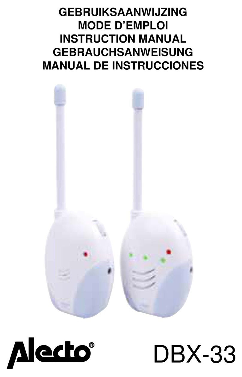 Alecto DBX-33 User manual