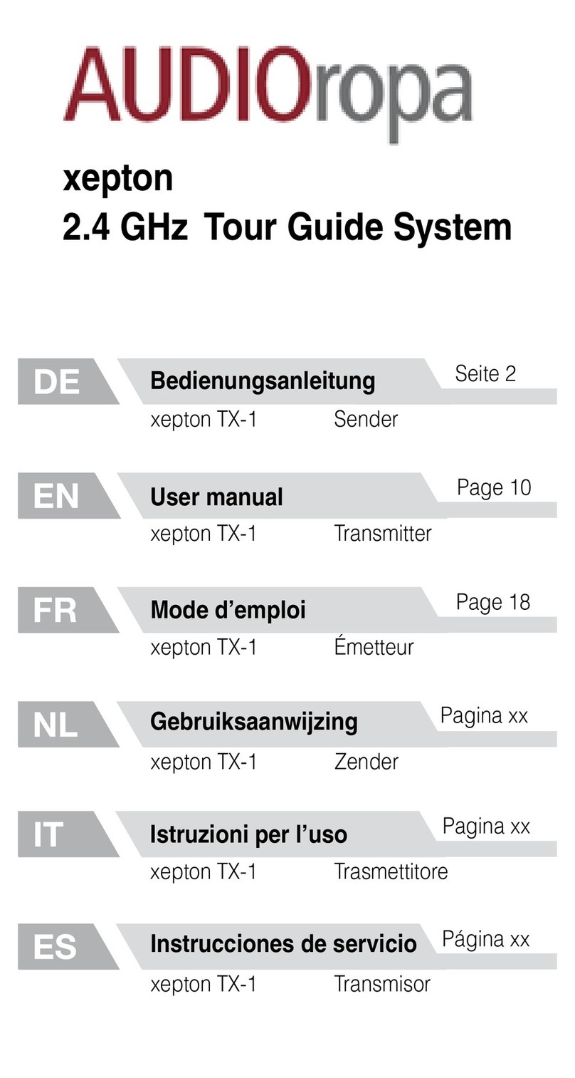 HumanTechnik xepton TX-1 user manual