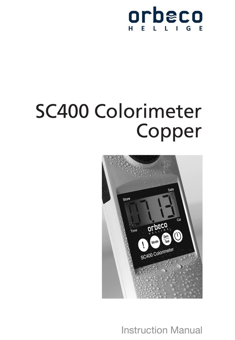 ORBECO SC400 User manual