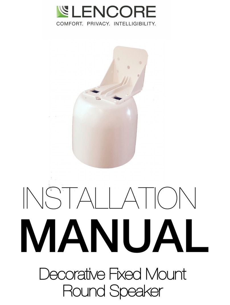 Lencore Spectra i.Net installation manual