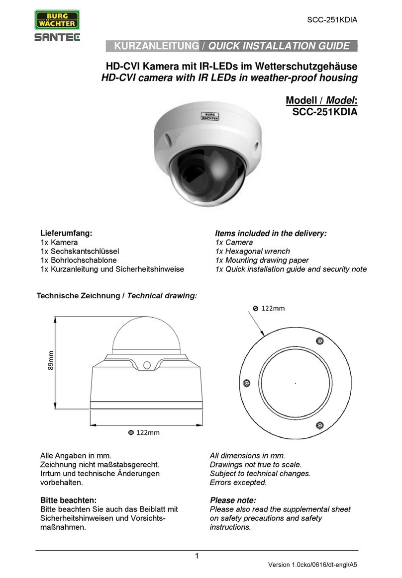 Santec SCC-251KDIA Quick installation guide
