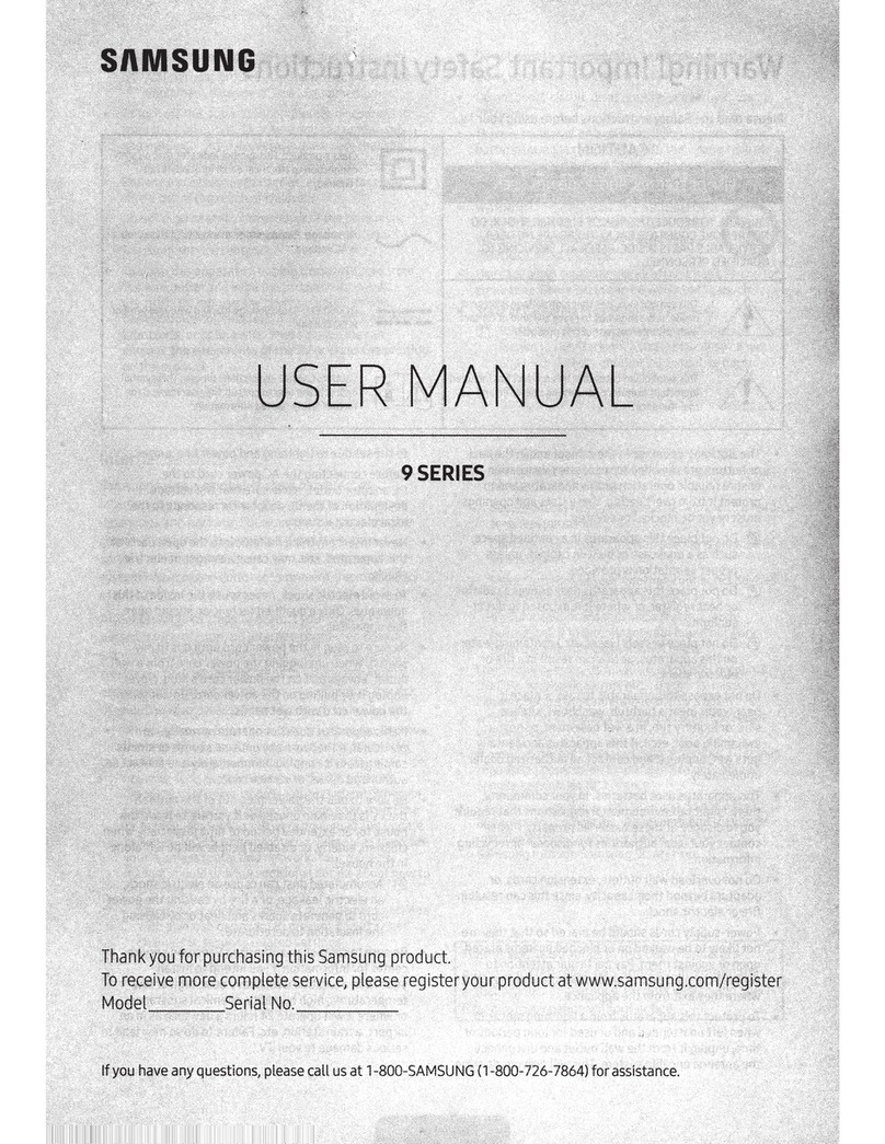 Samsung UN65KS9800 User manual Samsung UN65KS9800 User manual