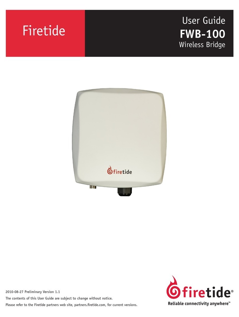 Firetide FWB-100 User manual