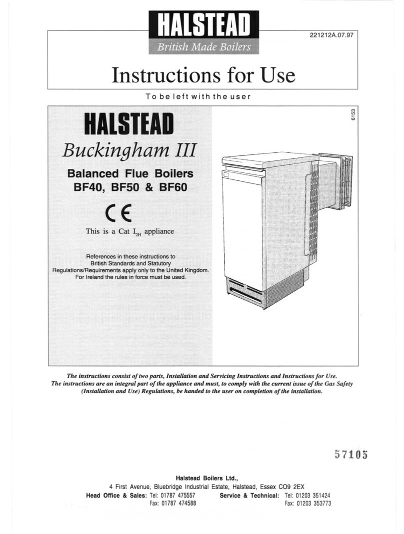 Halstead Buckingham III BF40 User manual