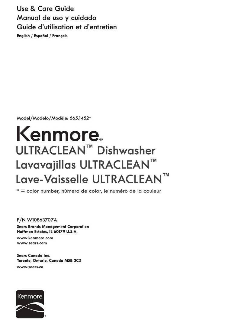 Kenmore 665.1452 series Use & care guide