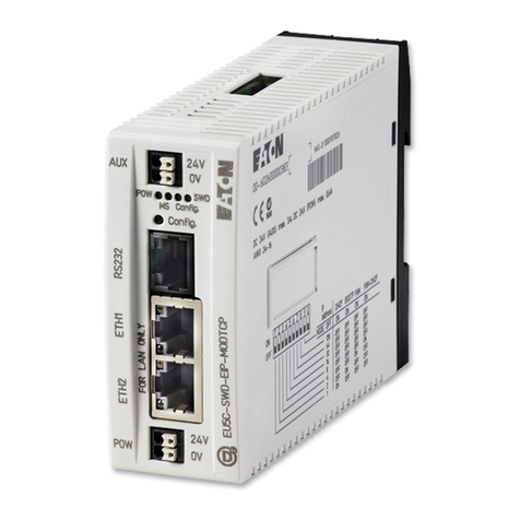 Eaton EU5C-SWD-EIP-MODTCP User manual
