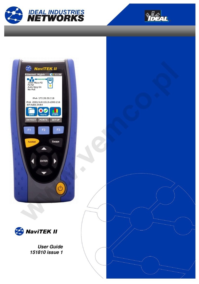 IDEAL INDUSTRIES NaviTEK II user guide