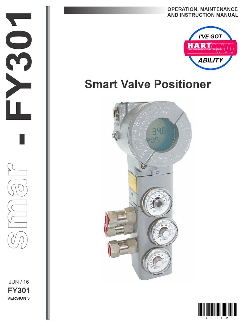 SMAR FY301 Operation and maintenance manual