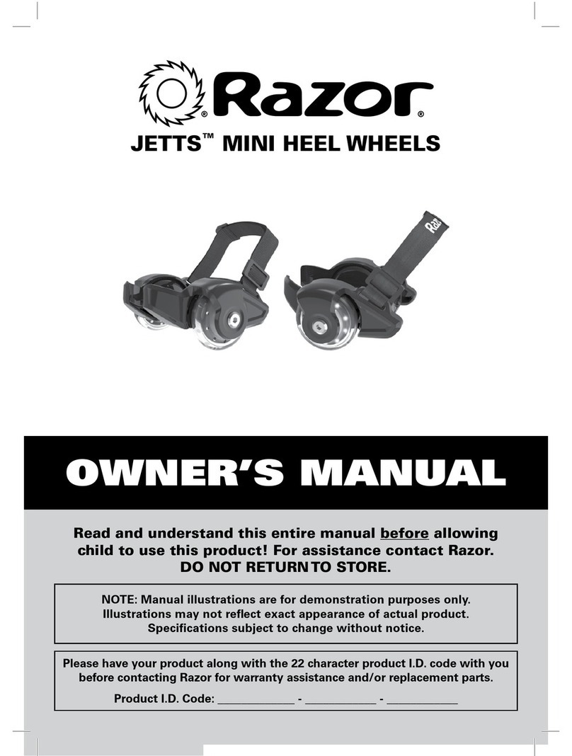 Razor Jetts Mini User manual