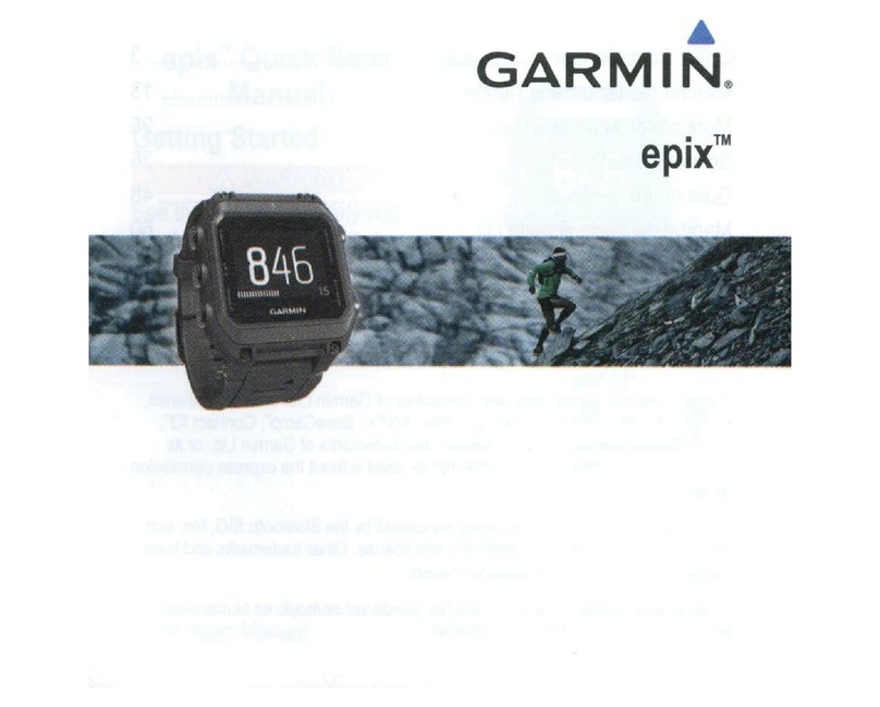 Garmin epix Instruction manual Garmin epix Instruction manual