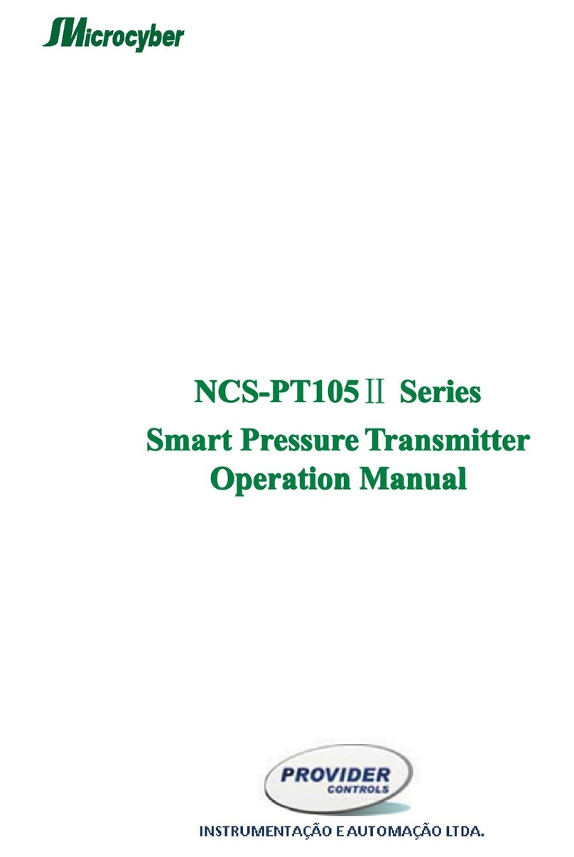 Microcyber NCS-PT105II Operation manual Microcyber NCS-PT105II Operation manual