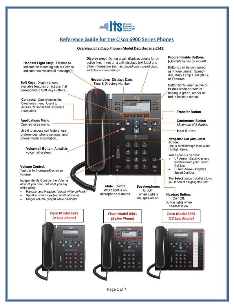 Cisco 6900 Series User manual