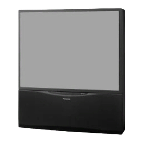 Panasonic PT56SX30B - 56" PROJECTION TV User manual Panasonic PT56SX30B - 56" PROJECTION TV User manual