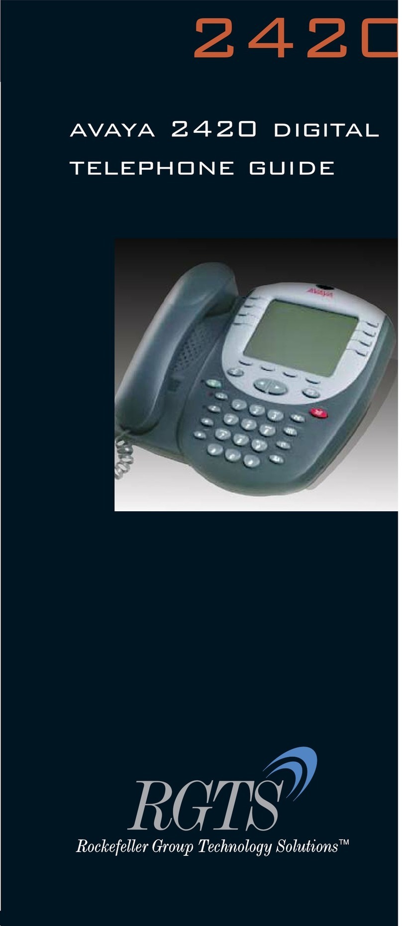 Avaya IP OFFICE 2420 User manual