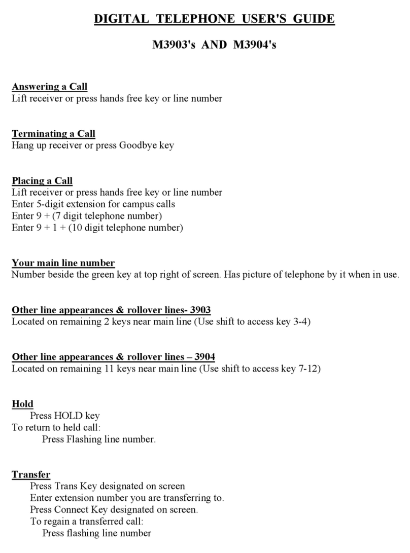 NUI Telecom M3904 user guide