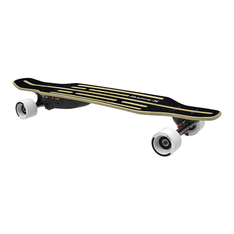 Razor RAZORX LONGBOARD owner's manual