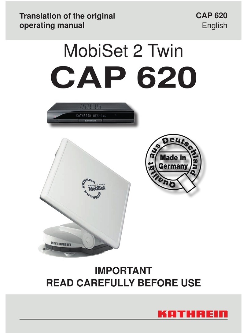 Kathrein CAP 620 Original operating manual