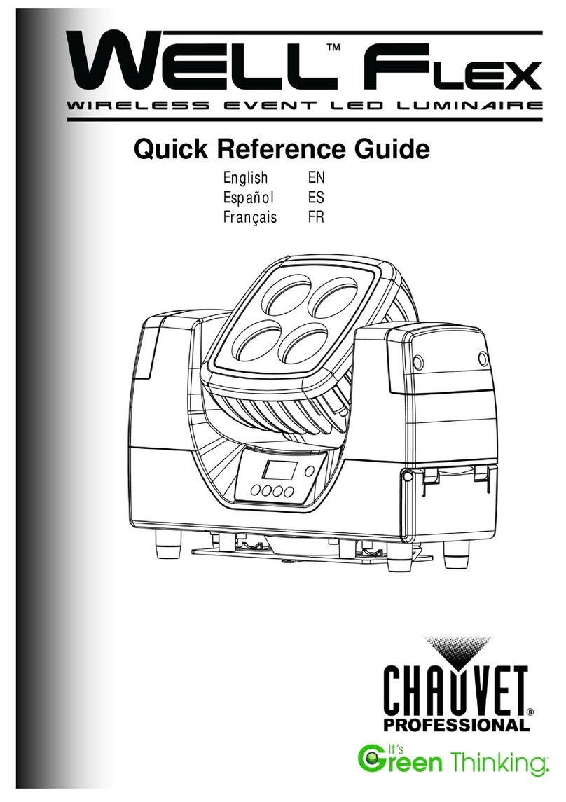 Chauvet Well Flex Quick reference guide