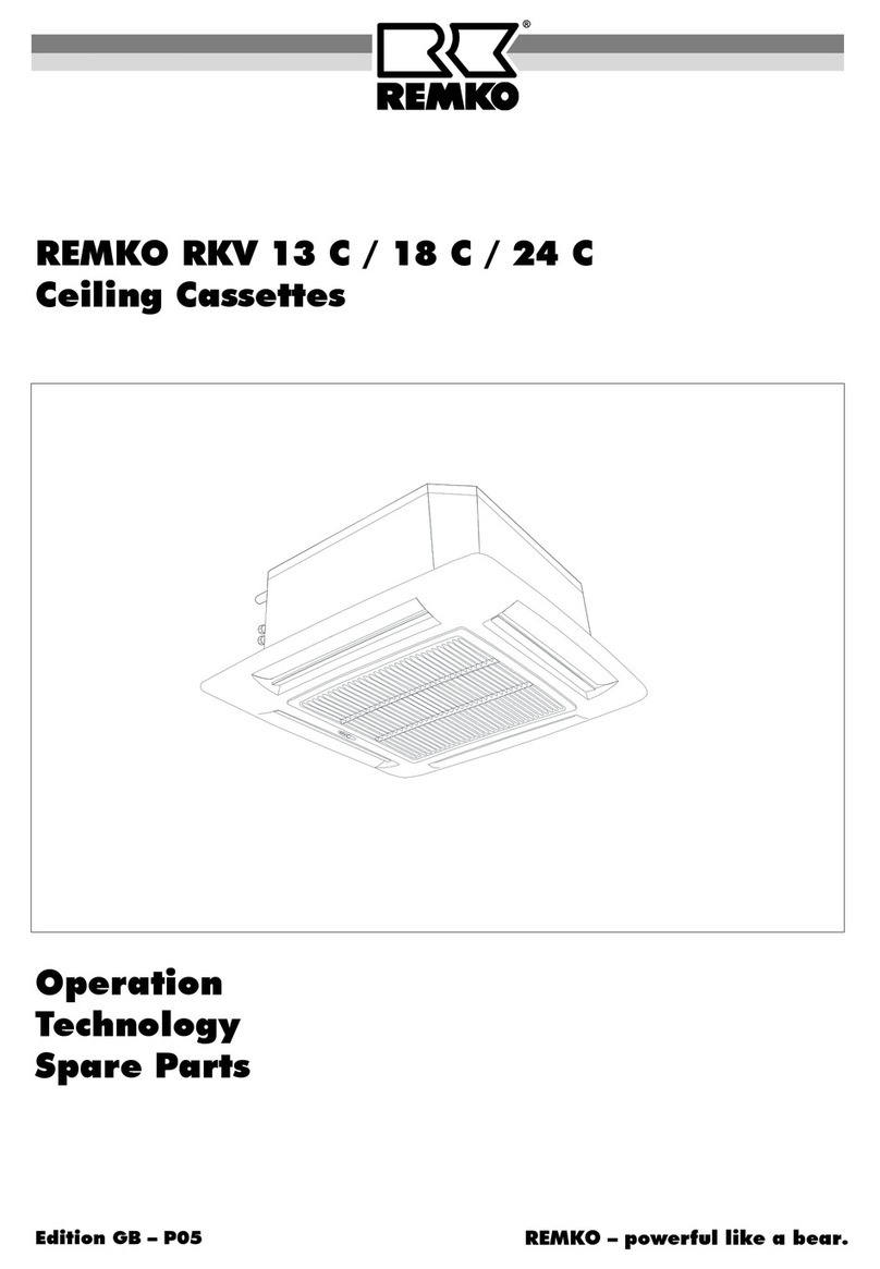 REMKO RKV 13 C User manual