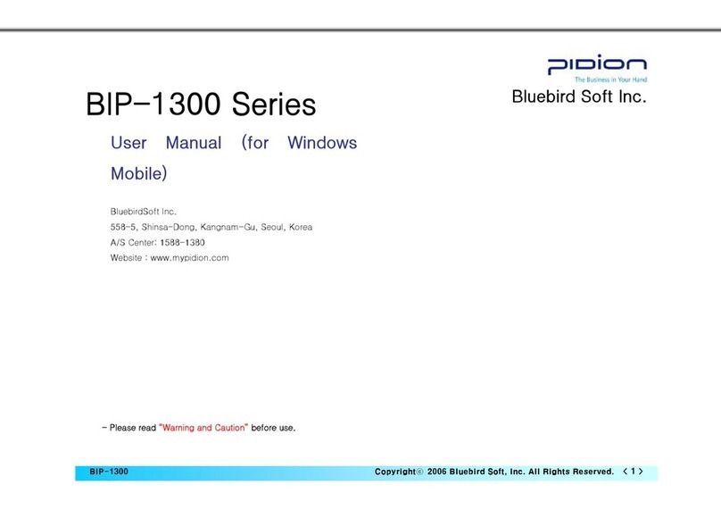 Pidion BIP-1300 Series user manual