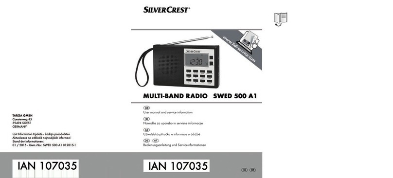 Silvercrest SWED 500 A1 Instruction sheet