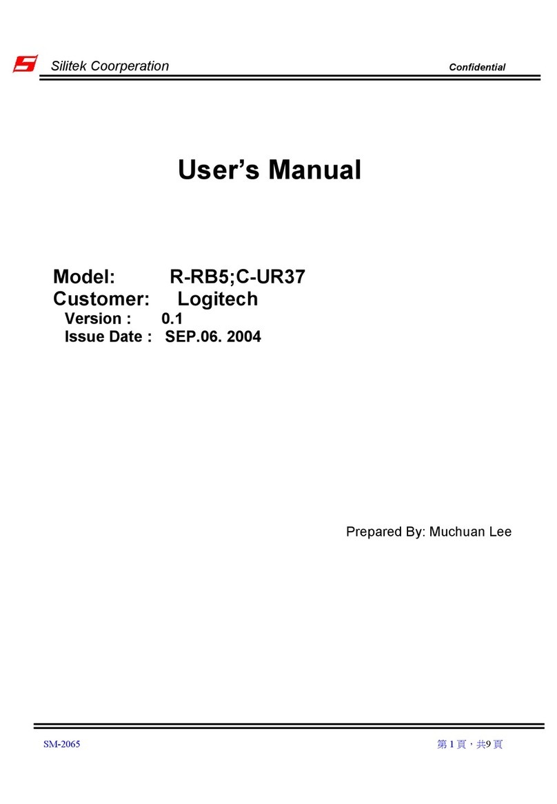 Logitech C-UR37 user manual