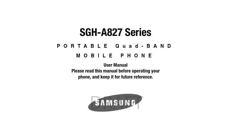 Samsung SGH-A827 Series User manual