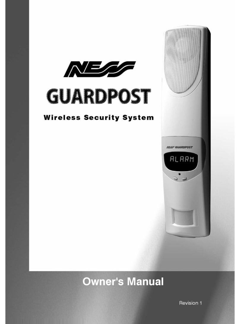 Ness Guardpost owner's manual