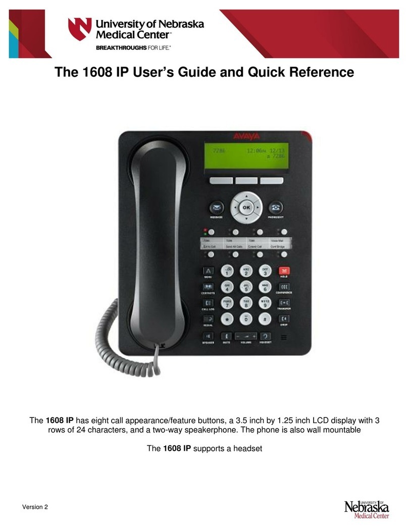 Avaya 1608 IP Office User manual