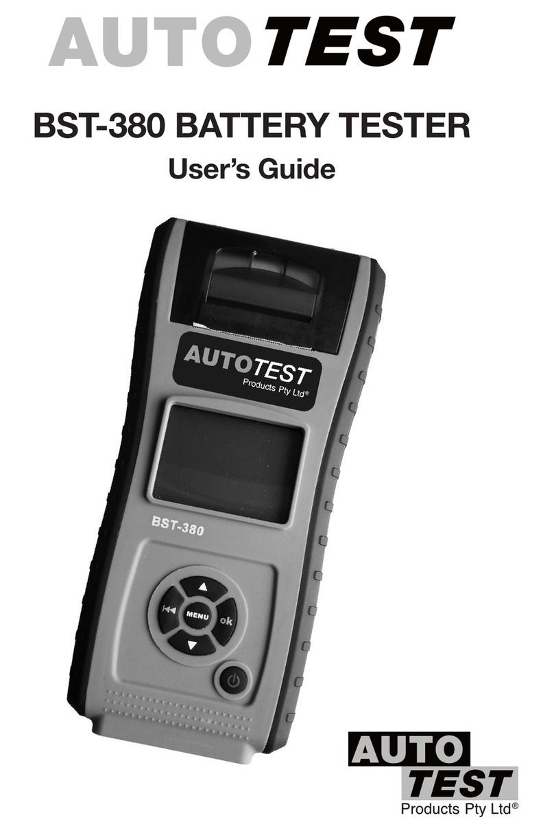 AutoTest BST-380 user guide
