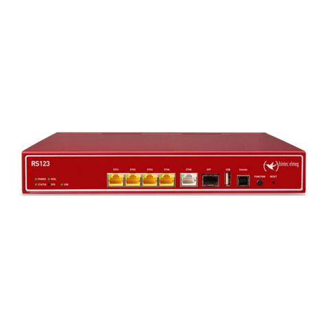BinTec RS123 manual