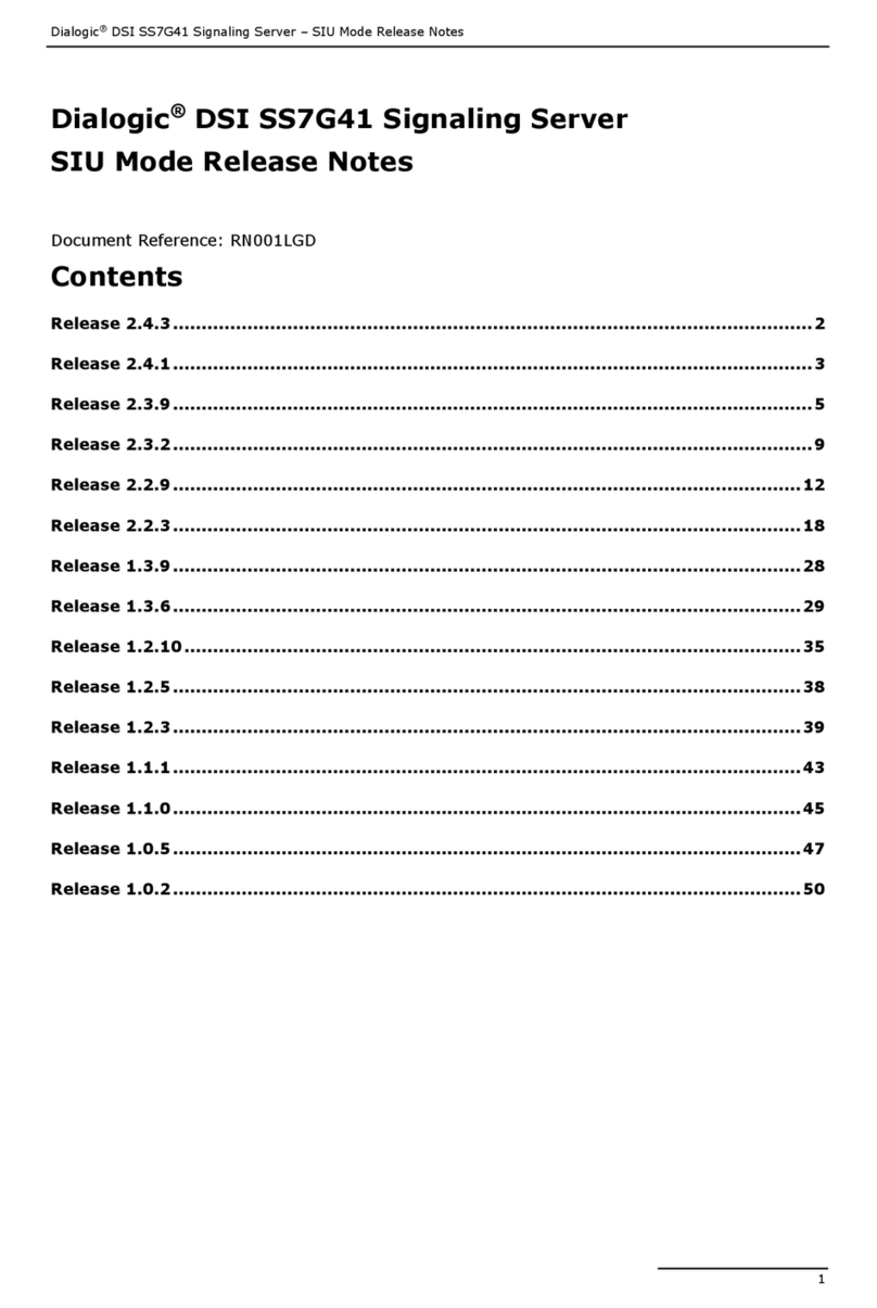 Dialogic DSI SS7G41 How to use