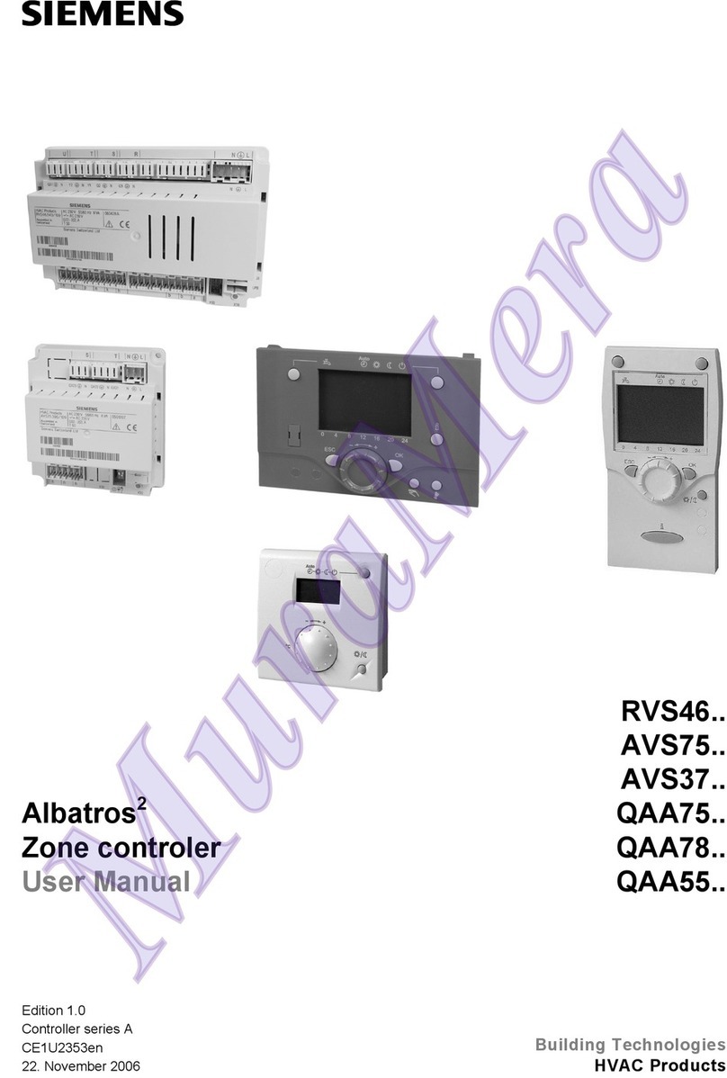 Siemens Albatros2 RVS46 Series user manual
