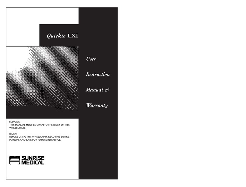 Quickie LXI Installation and operation manual
