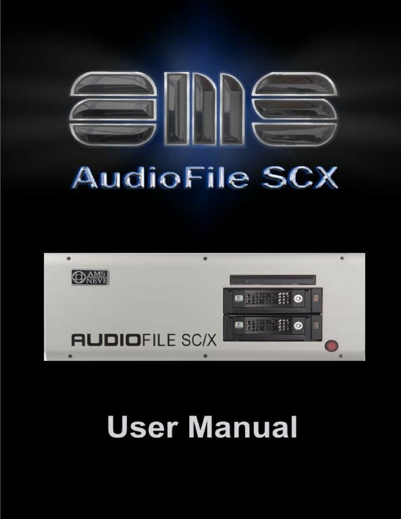 AMS Neve AudioFile SC/X user manual