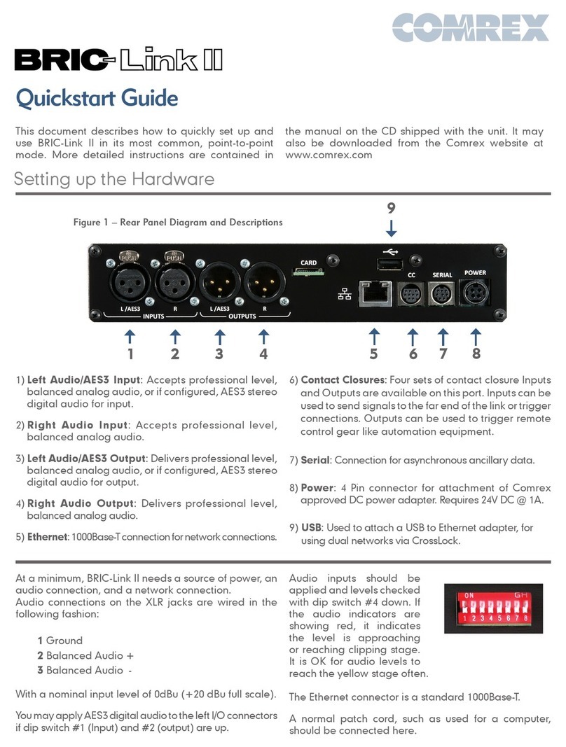 Comrex BRIC-Link II User manual