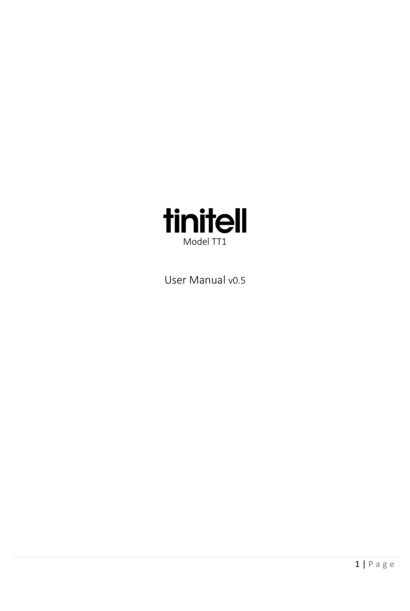 Tinitell TT1 User manual