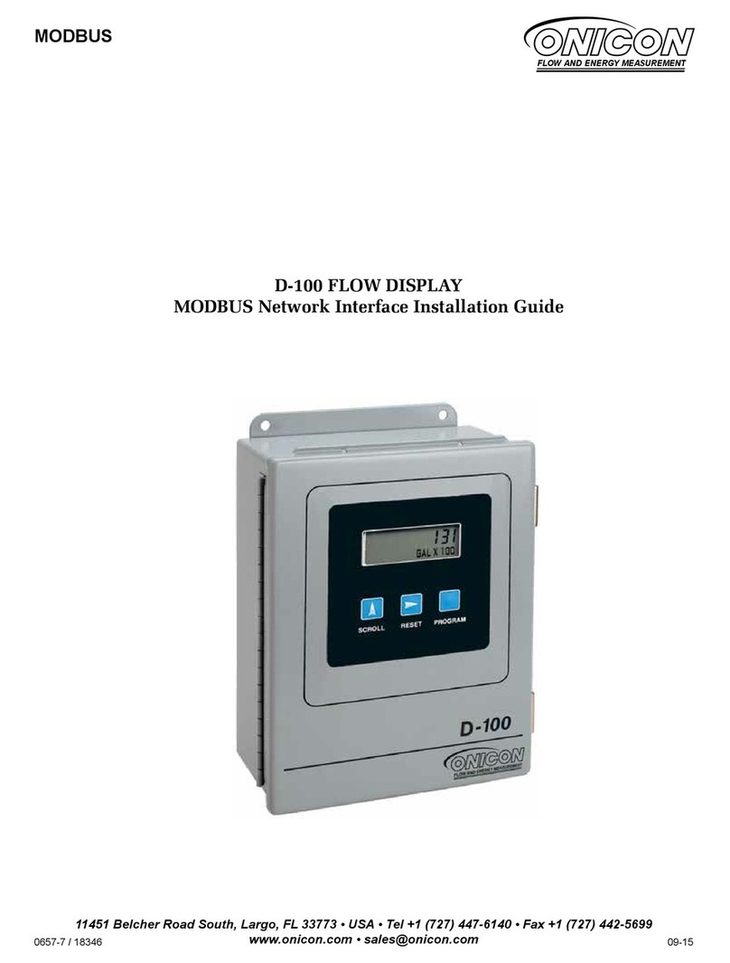 Onicon D-100 installation guide