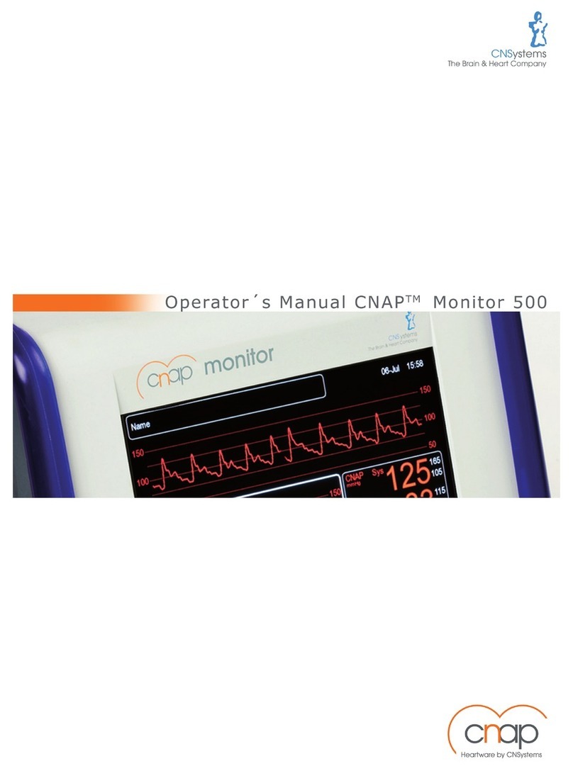 CNSystems CNAP Monitor 500 Operator's manual